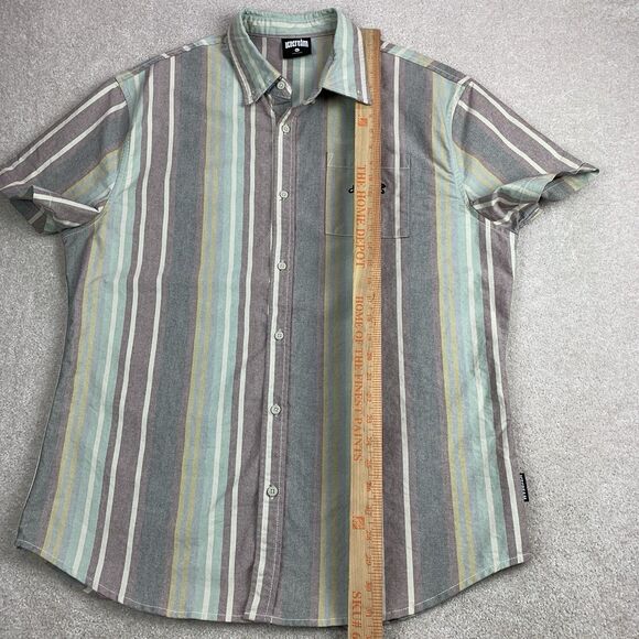 Bbc Ice Cream Slater SS Woven Oxford Short Sleeve Button Shirt Size XL - Picture 12 of 13